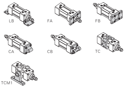 多位置氣缸那兒賣(mài)多種安裝附件
